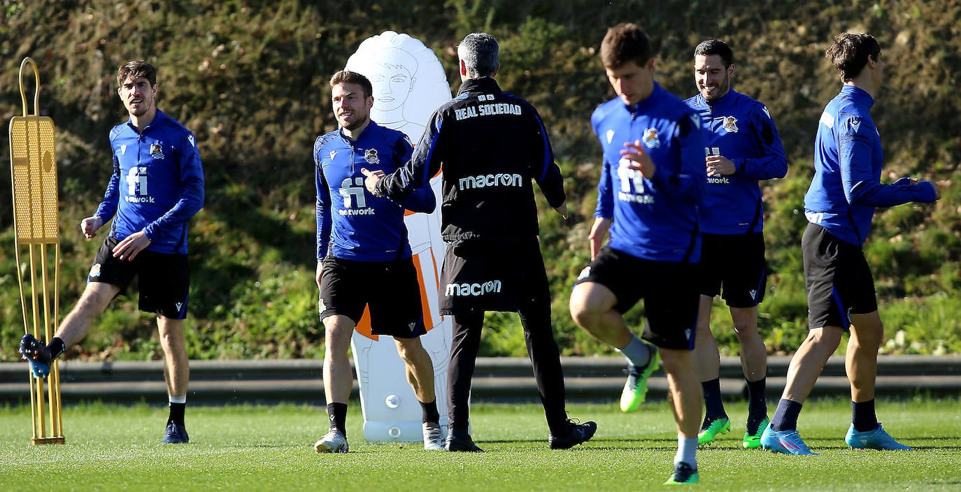 Fotos: Las imágenes del entrenamiento de la Real Sociedad
