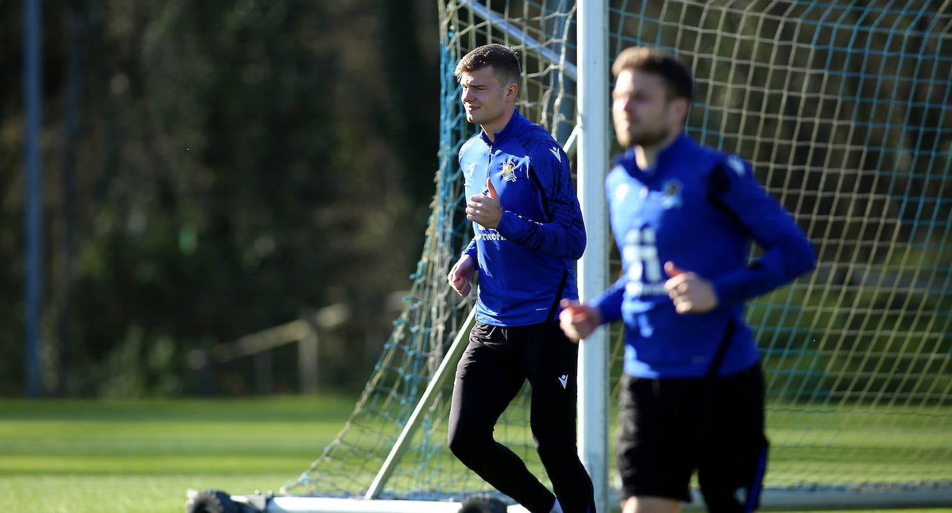 Fotos: Las imágenes del entrenamiento de la Real Sociedad