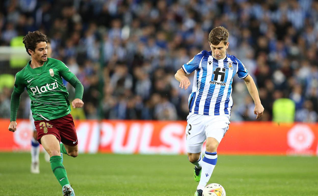 Aihen, ayer en carrera.