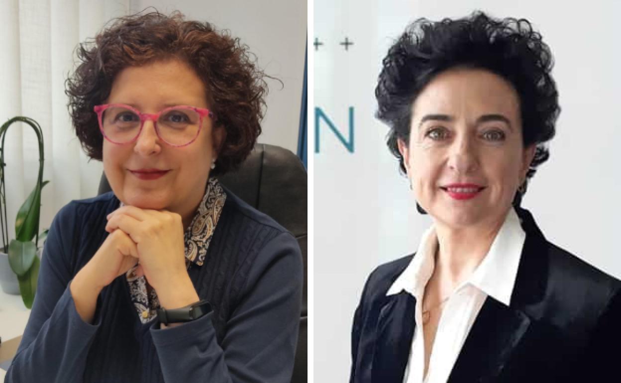 Concha Vidales y Kontxi San Juan.