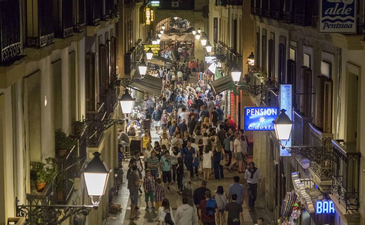 La Parte Vieja es uno de los barrios de la ciudad adscritos al programa 'Smart Kalea' de Fomento. 