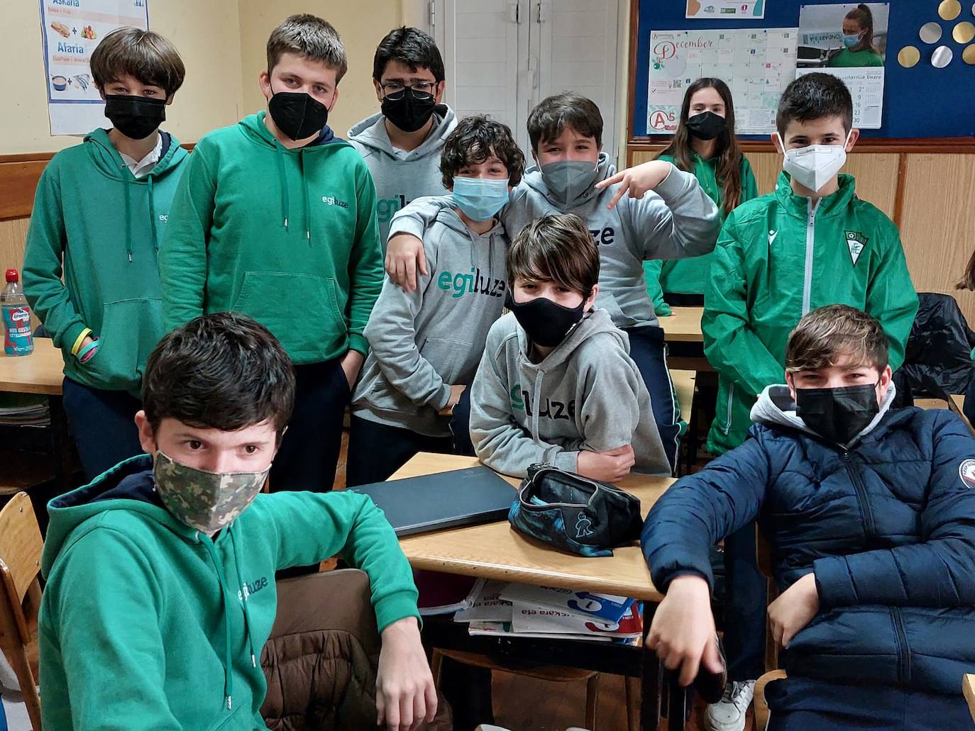 Fotos: Los alumnos de Egiluze Ikastetxea de Hondarribia