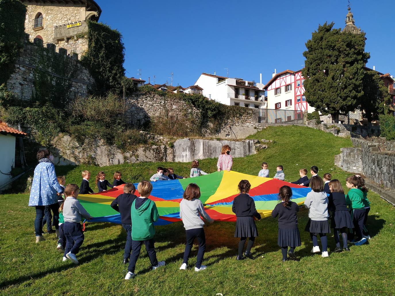 Los peques del colegio.