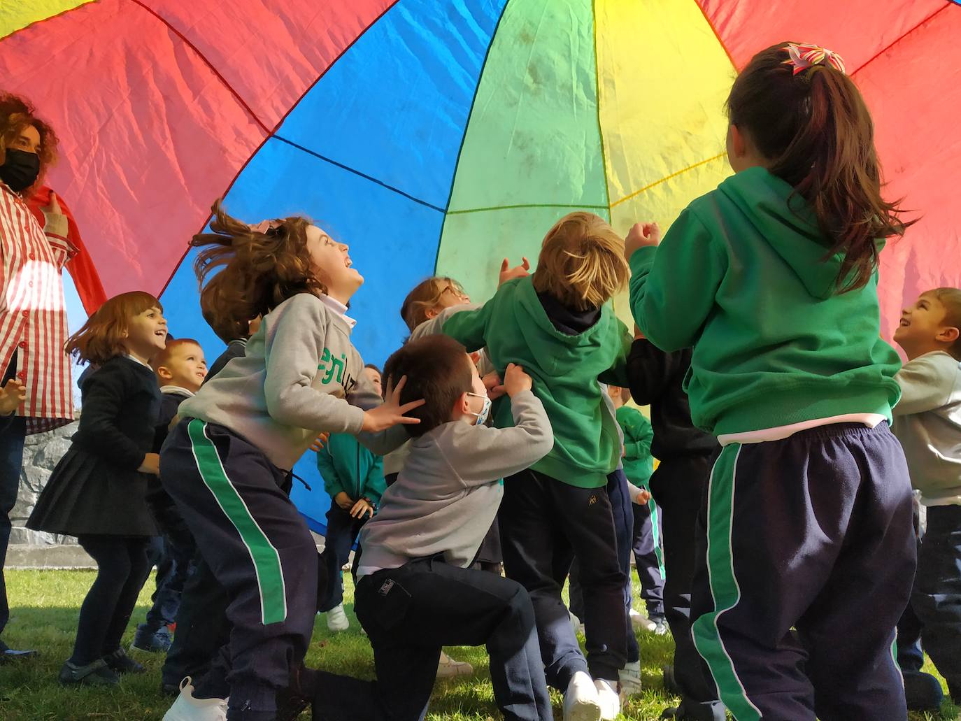 Los peques del colegio.