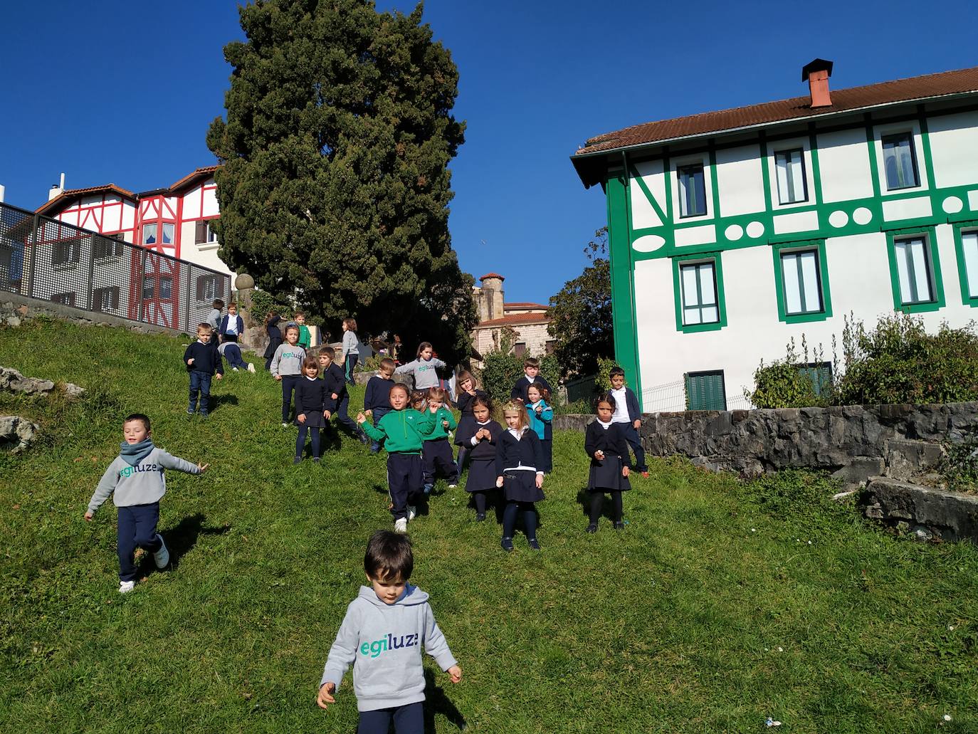 Los peques del colegio.