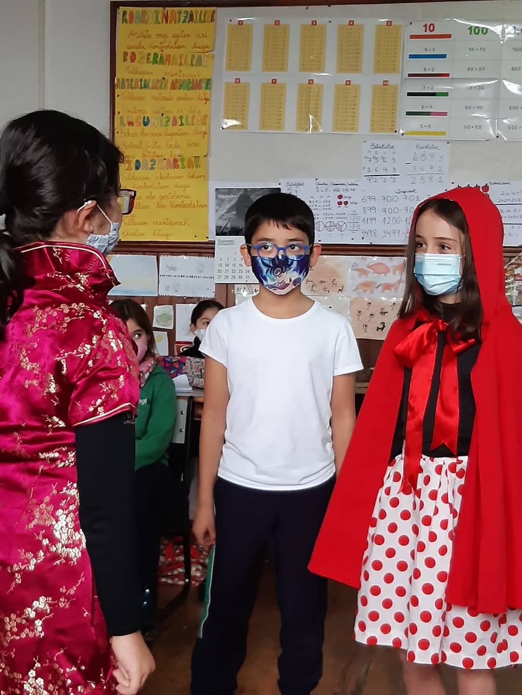 Los estudiantes de Tercero de Educación Primaria.