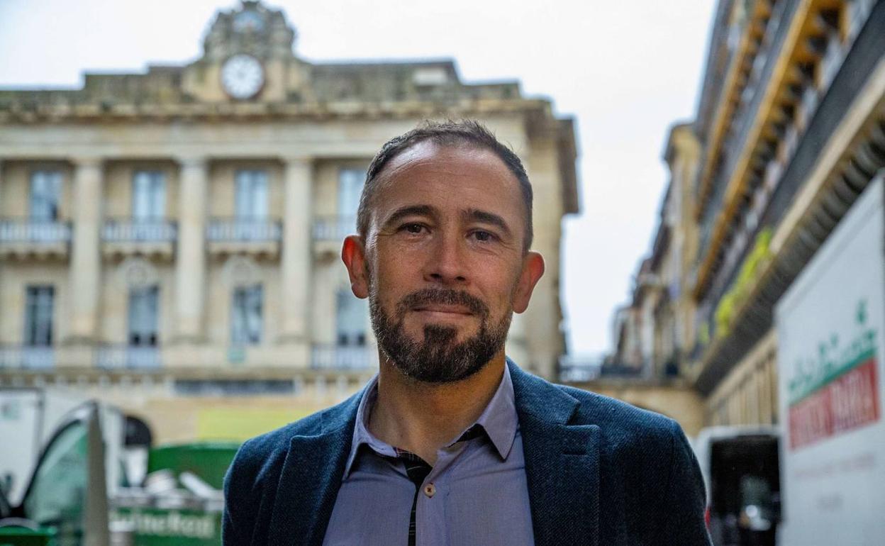 Denis Itxaso se referió al proyecto Vía Irun ayer en el Forum Europa. 