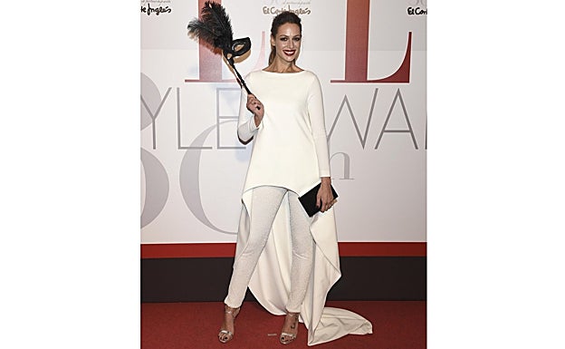 Eva González con un dos piezas de Sophie et voilà.