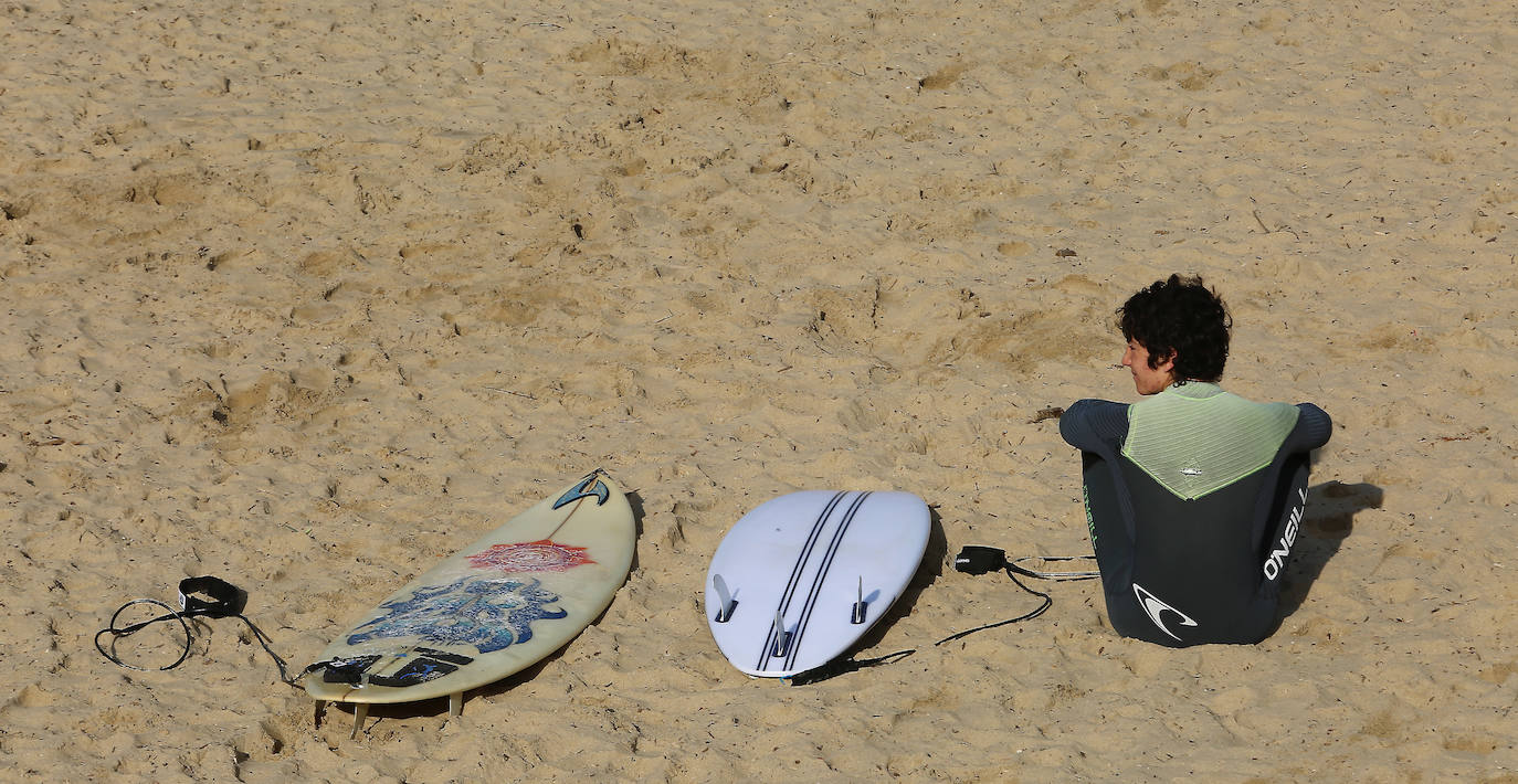 Fotos: Viento sur y temperaturas en ascenso