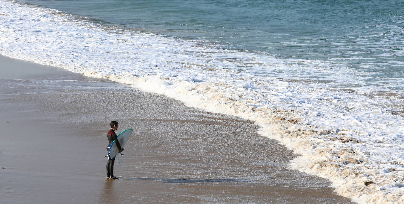 Fotos: Viento sur y temperaturas en ascenso