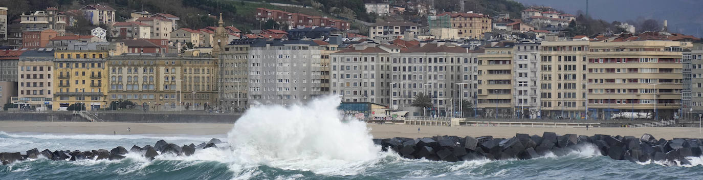 Fotos: Aviso amarillo por olas
