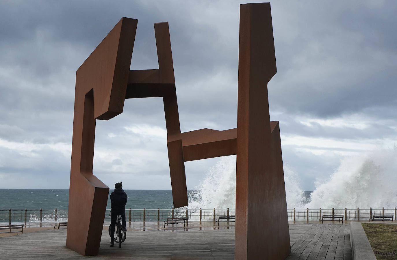 Fotos: Aviso amarillo por olas