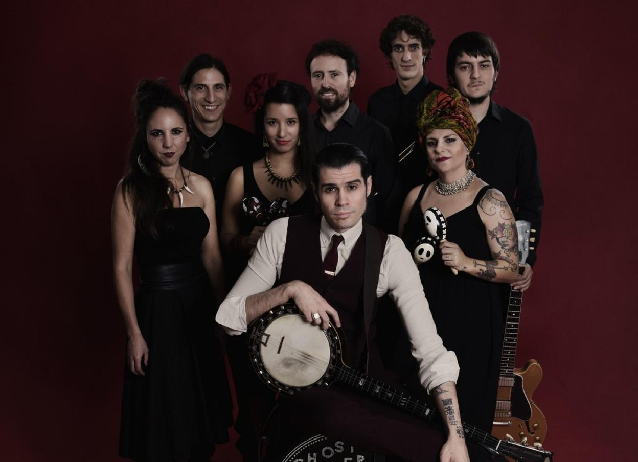 Imagen promocional de Ghost Number que actuará el viernes en la carpa del frontón Zelai Arizti. 