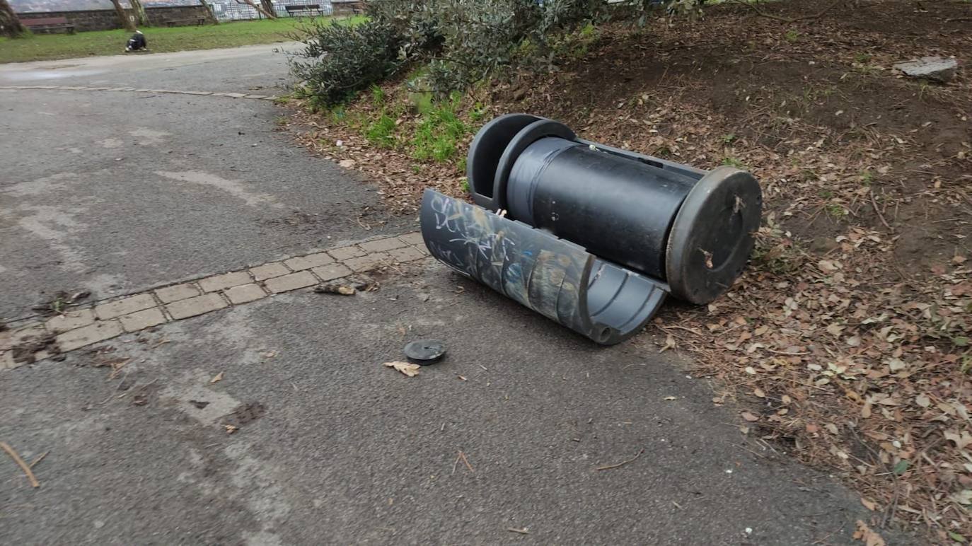 Fotos: Destrozos en Urgull