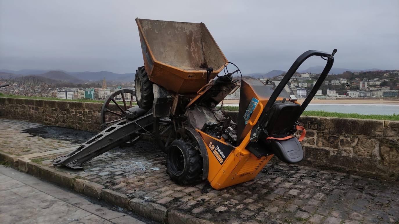 Fotos: Destrozos en Urgull