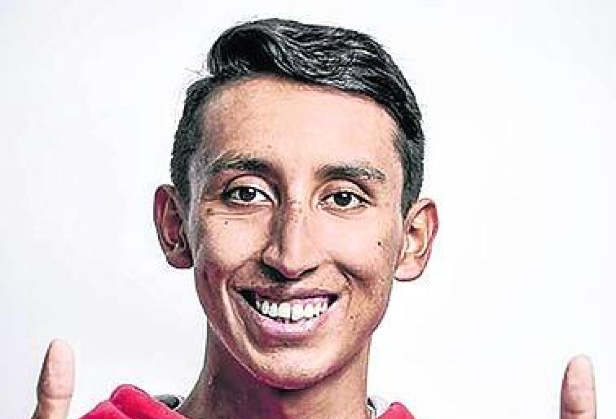 Egan Bernal, sonriente