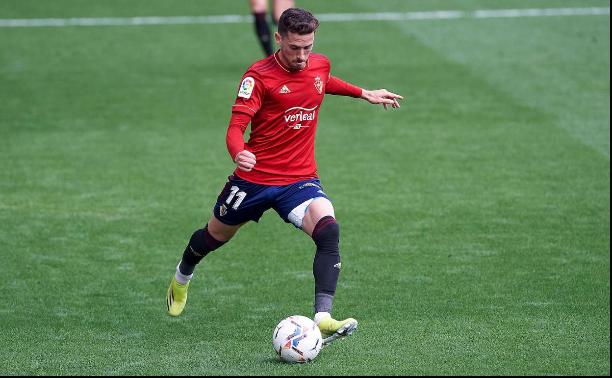 Kike Barja, durante un partido.
