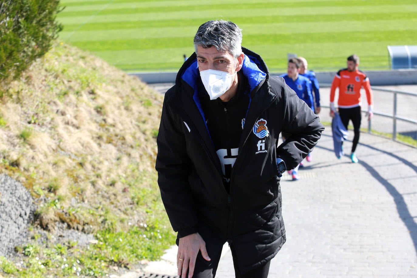 Fotos: Las imágenes del entrenamiento de la Real Sociedad en Zubieta