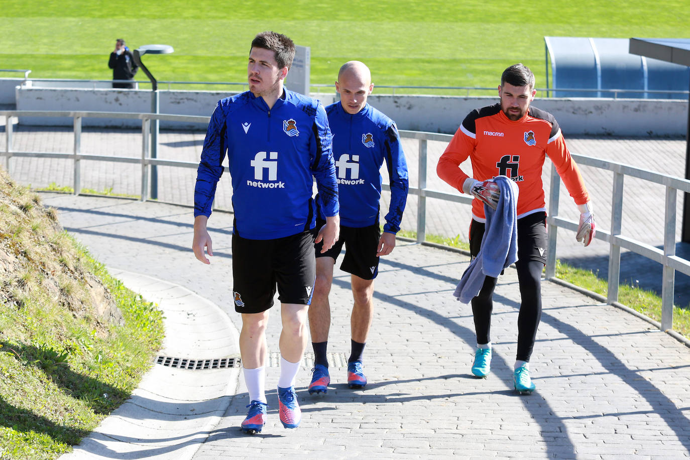 Fotos: Las imágenes del entrenamiento de la Real Sociedad en Zubieta