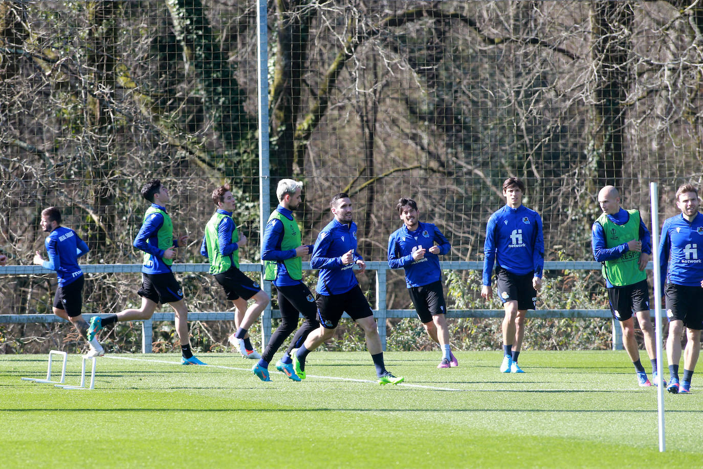 Fotos: Las imágenes del entrenamiento de la Real Sociedad en Zubieta