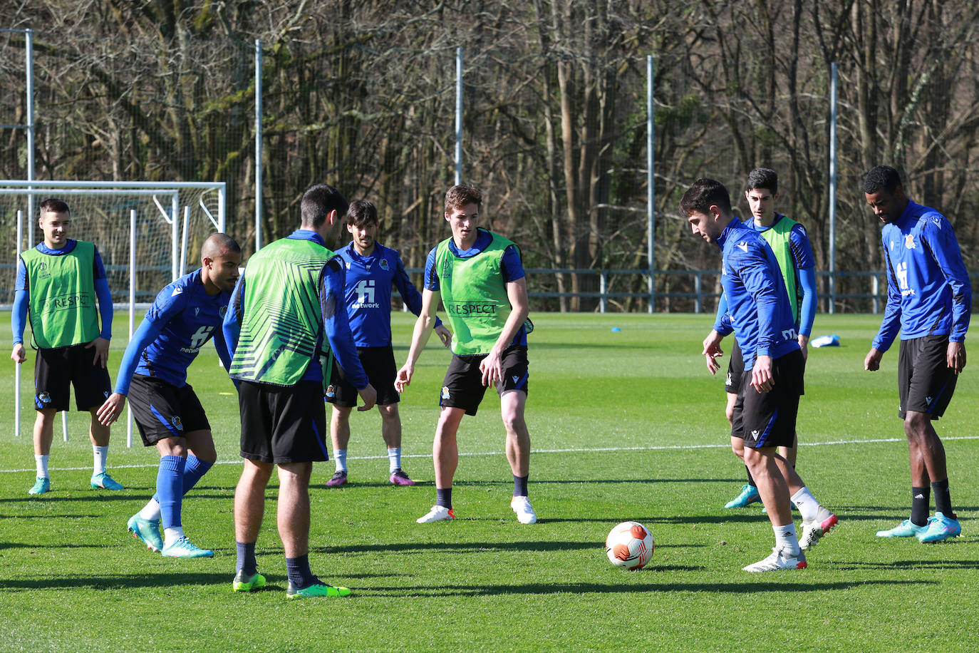 Fotos: Las imágenes del entrenamiento de la Real Sociedad en Zubieta