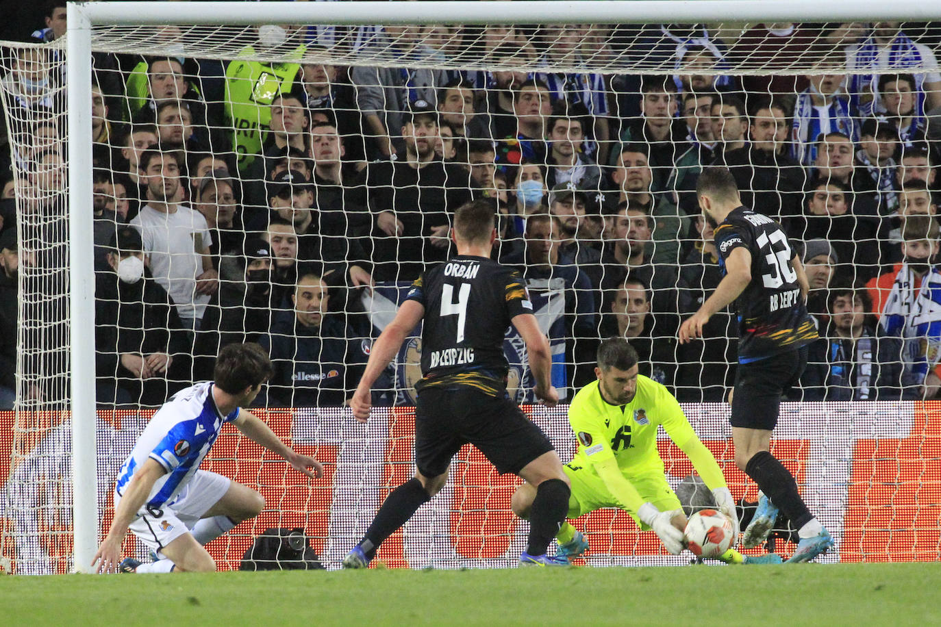 Fotos: Las imágenes del partido entre la Real Sociedad y el RB Leipzig