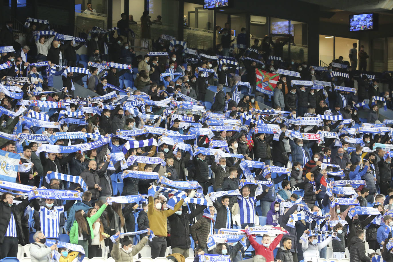 Fotos: Las imágenes del partido entre la Real Sociedad y el RB Leipzig