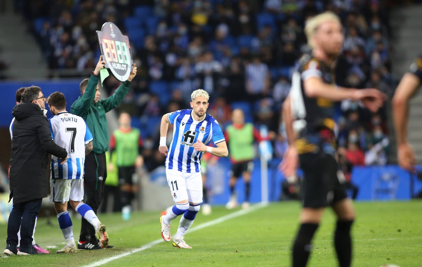 Fotos: Las imágenes del partido entre la Real Sociedad y el RB Leipzig