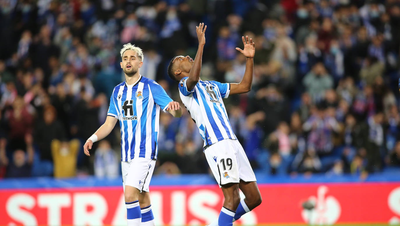 Fotos: Las imágenes del partido entre la Real Sociedad y el RB Leipzig