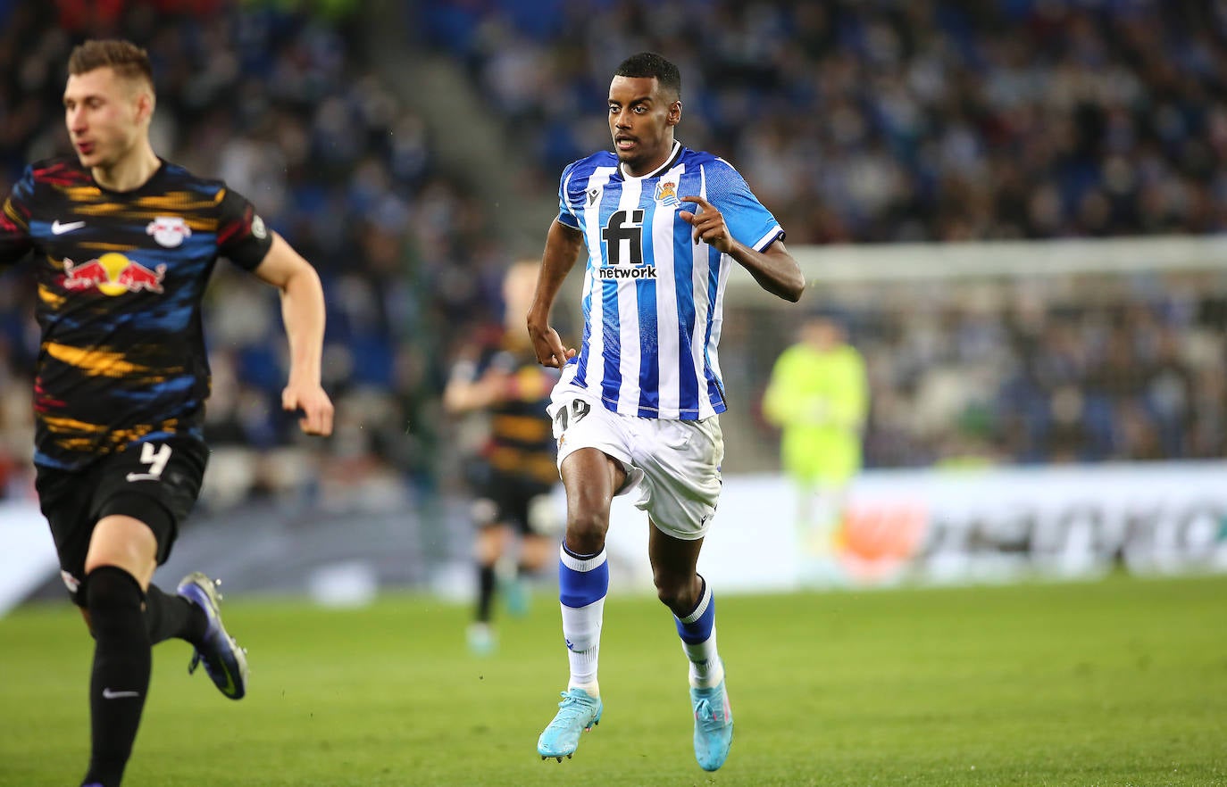 Fotos: Las imágenes del partido entre la Real Sociedad y el RB Leipzig