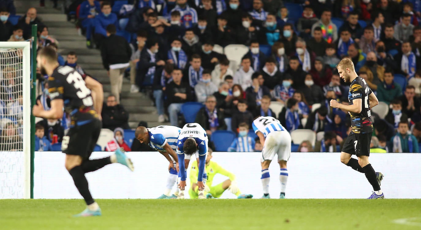 Fotos: Las imágenes del partido entre la Real Sociedad y el RB Leipzig