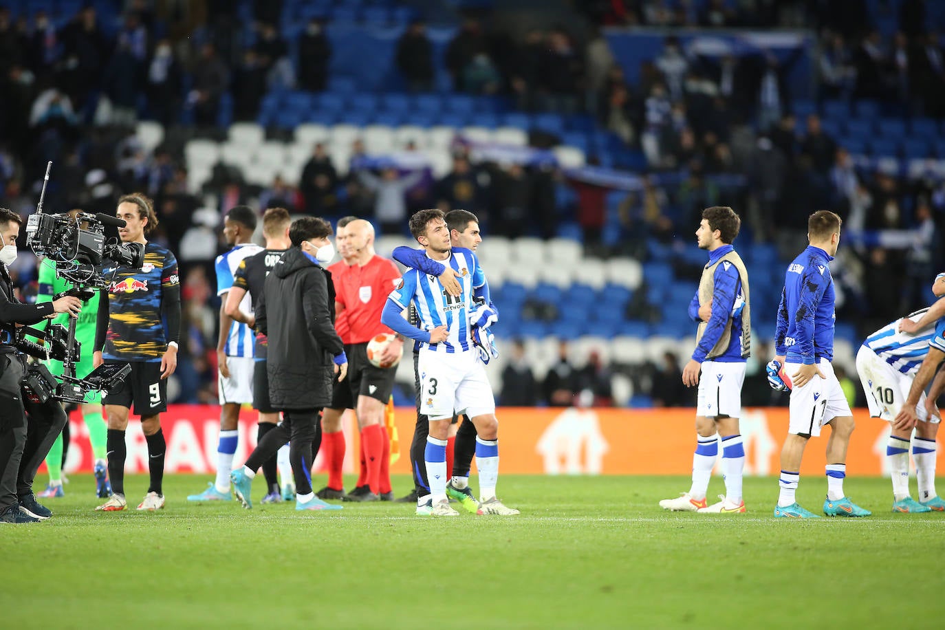 Fotos: Las imágenes del partido entre la Real Sociedad y el RB Leipzig