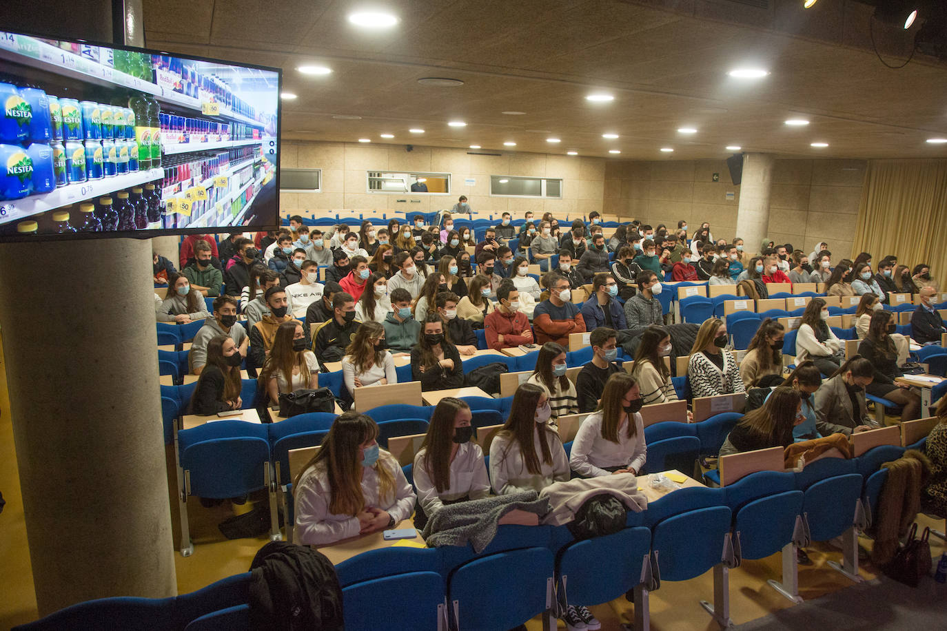 El Auditorio Barriola de la UPV/EHU presentó este extraordinario aspecto