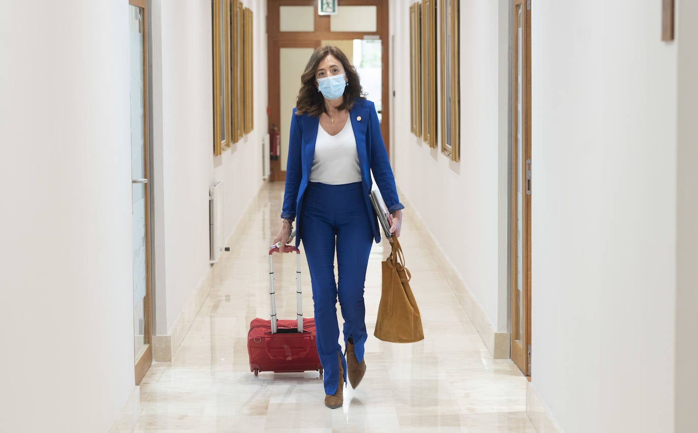 La consejera de Gobernanza Pública y Autogobierno, Olatz Garamendi, este martes.