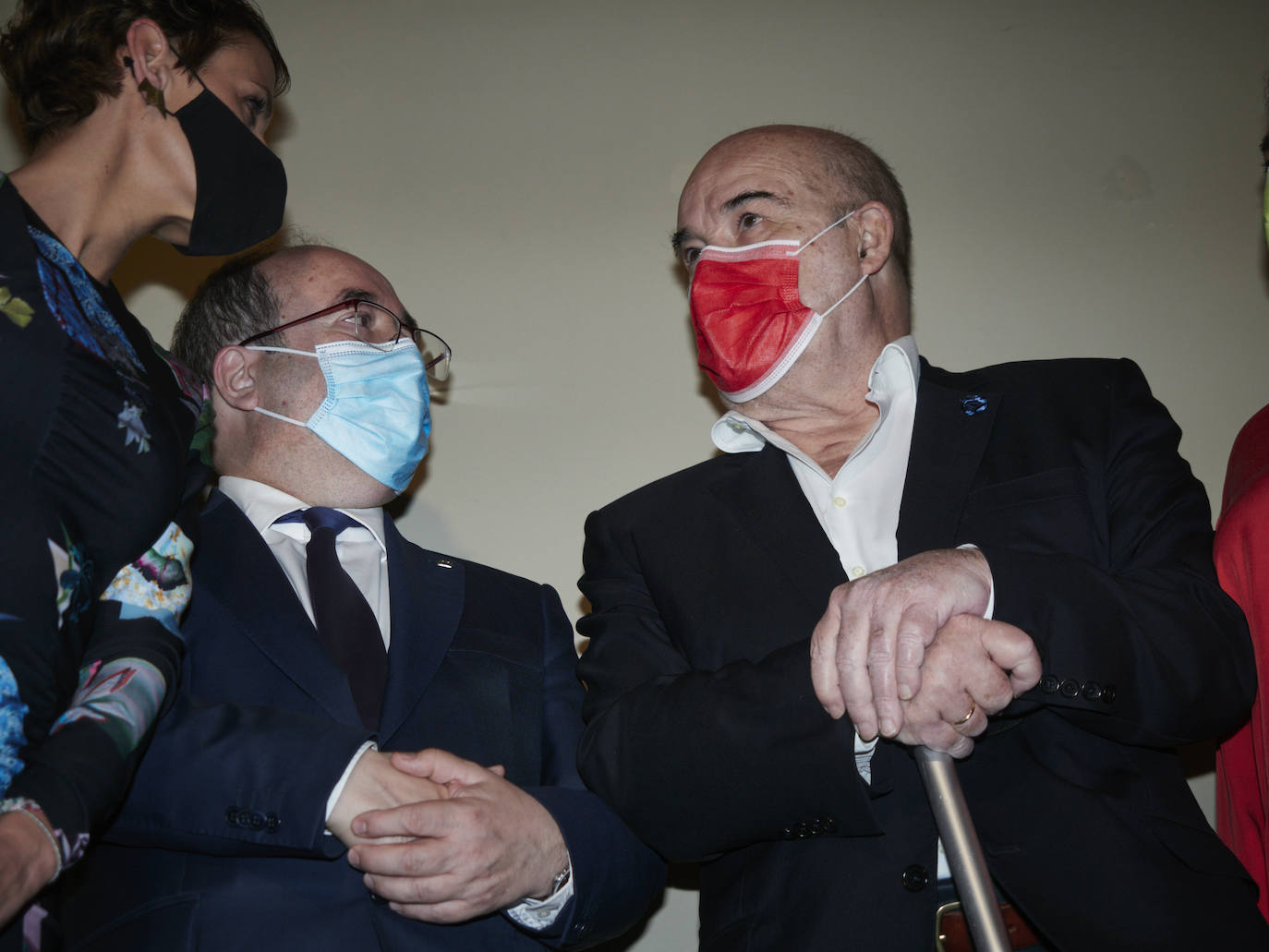 Fotos: Las imágenes de la entrega de las Medallas de Oro en las Bellas Artes 2020 en Pamplona