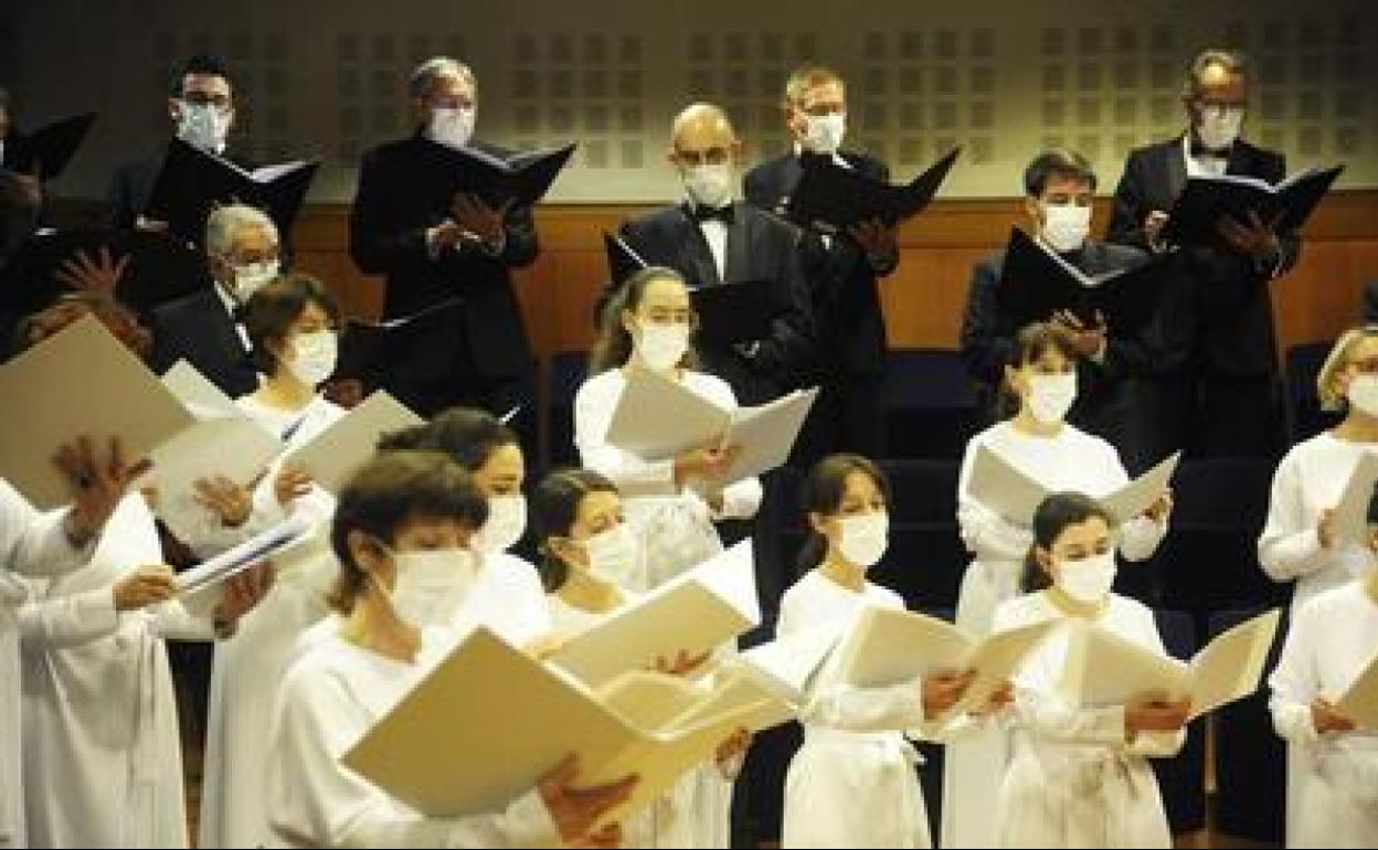 El Orfeón Donostiarra canta mañana en el Concierto Solidario de los Jóvenes