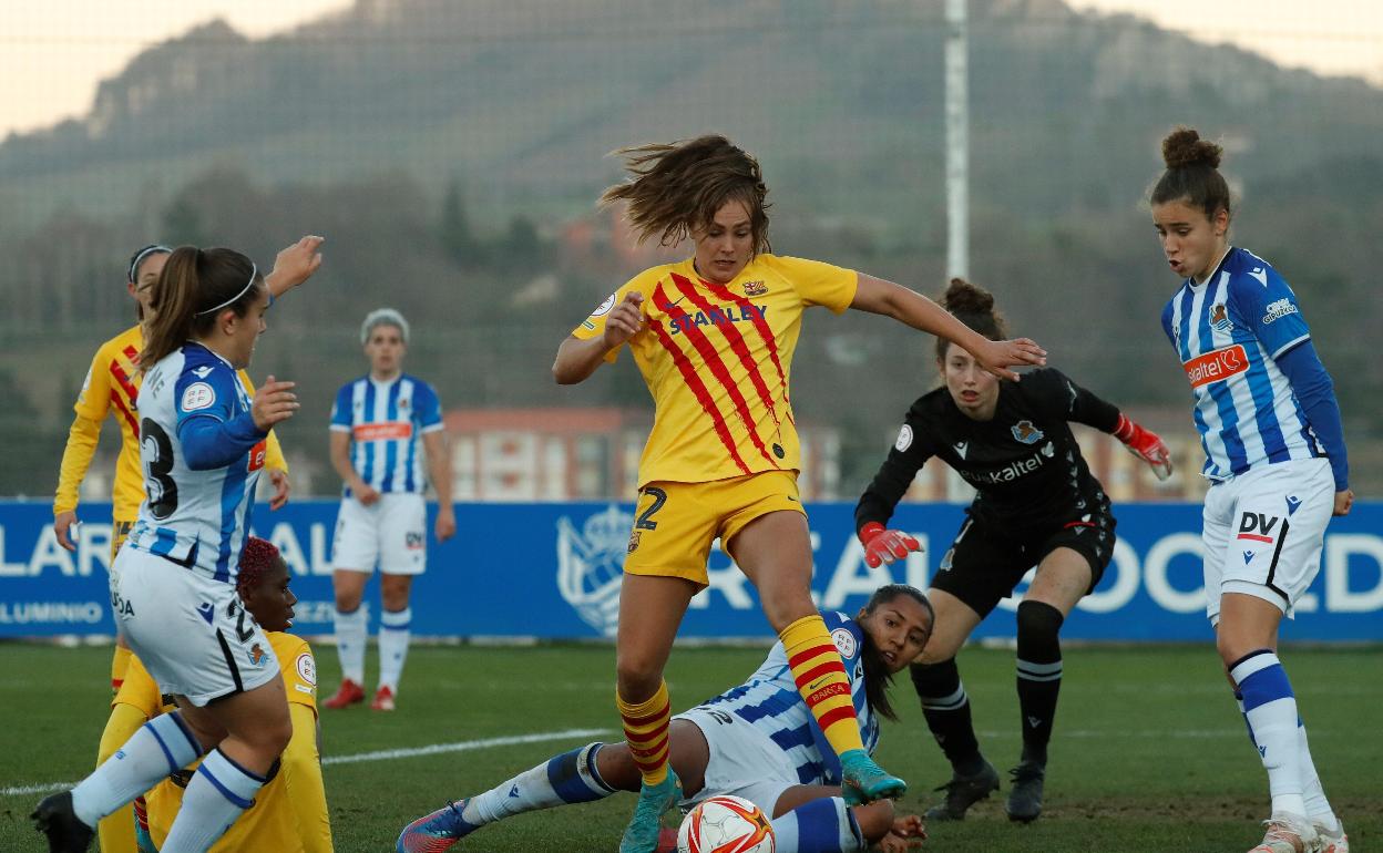 El último partido entre Real y Barcelona se jugó el 9 de febrero con resultado 1-9 para las culés. 