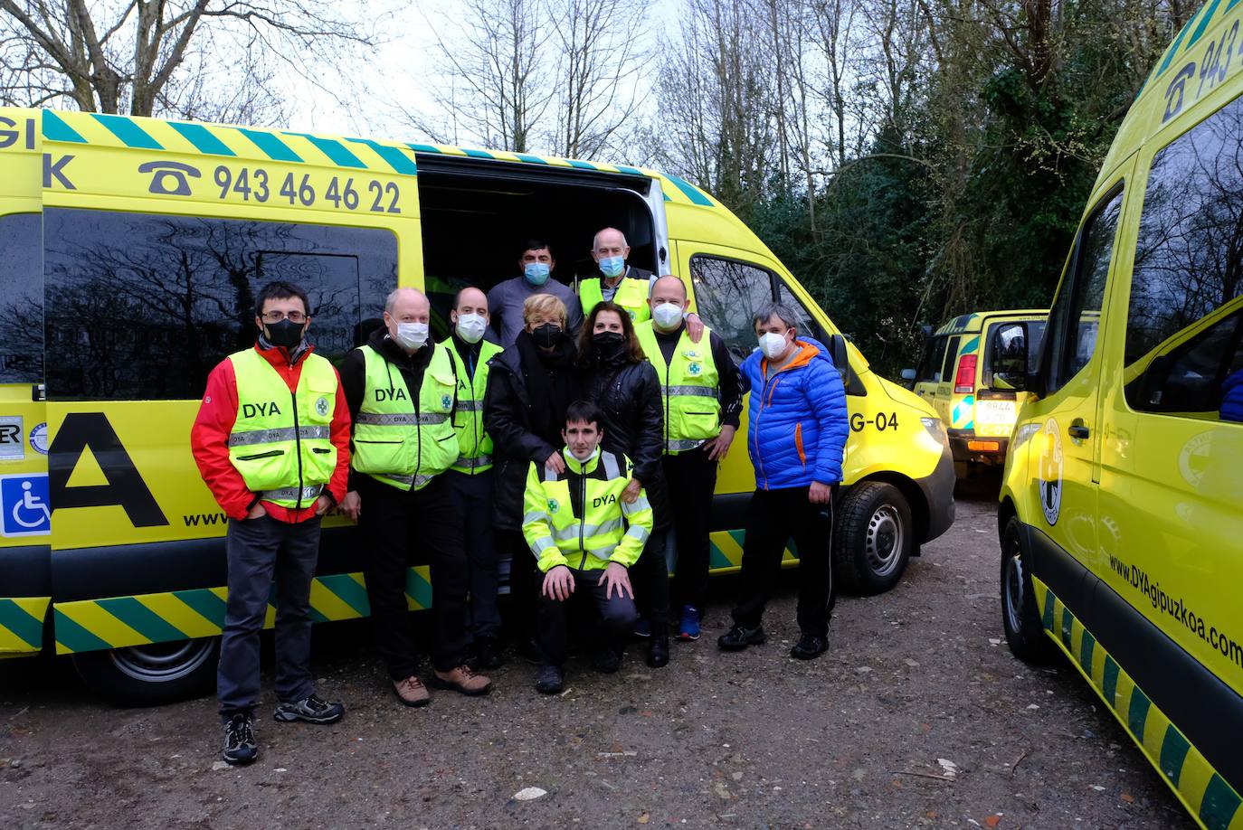 Fotos: DYA Gipuzkoa parte a Ucrania con el objetivo de traer a 18 refugiados
