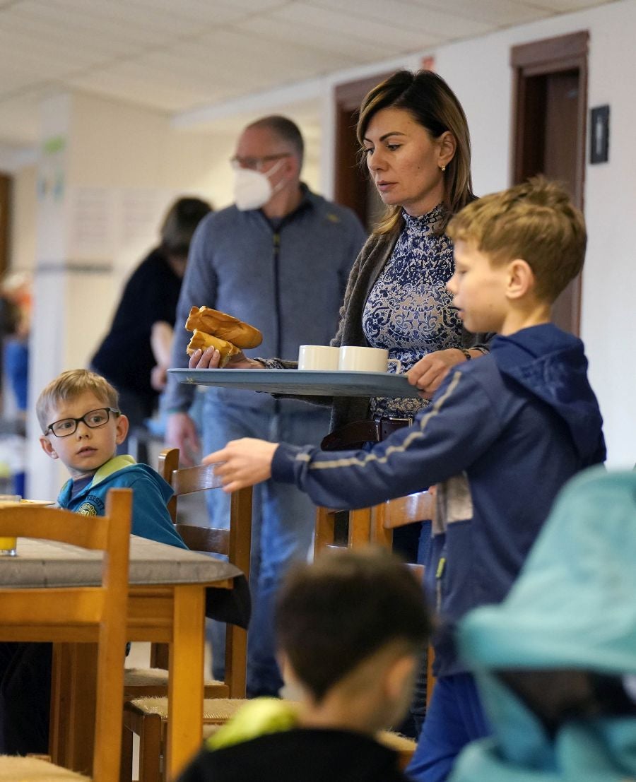 Fotos: Ya son 17 los refugiados de Ucrania acogidos en Oñati