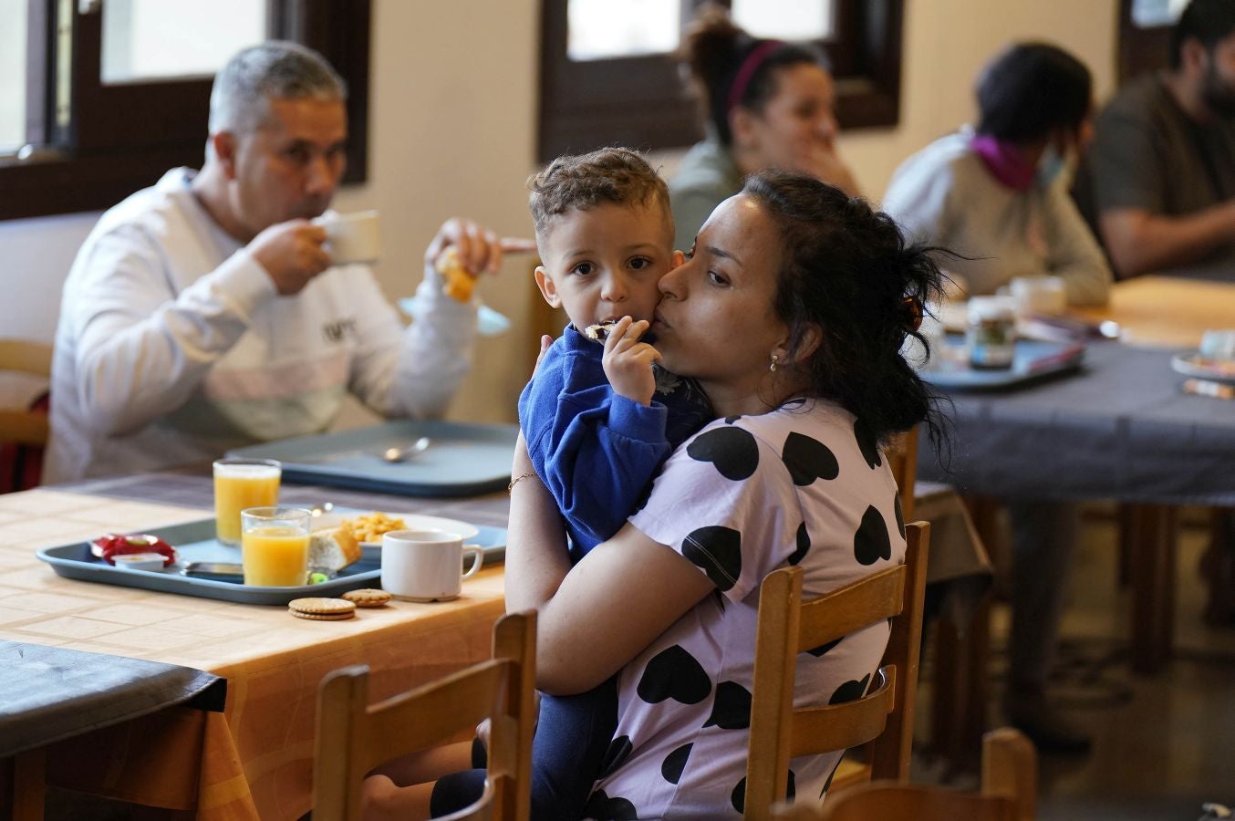 Fotos: Ya son 17 los refugiados de Ucrania acogidos en Oñati