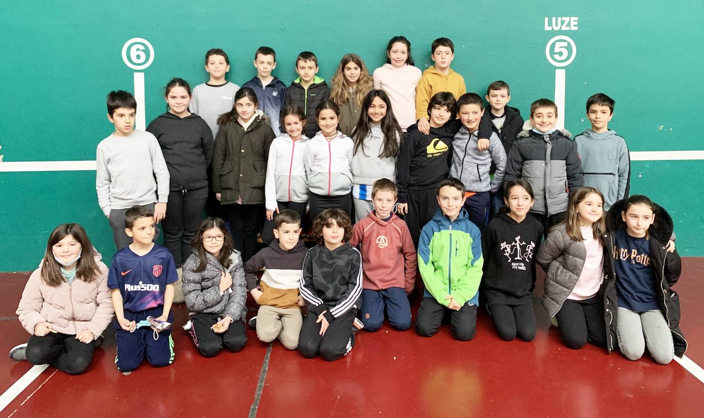 Los niños de 4º de Educación Primaria.