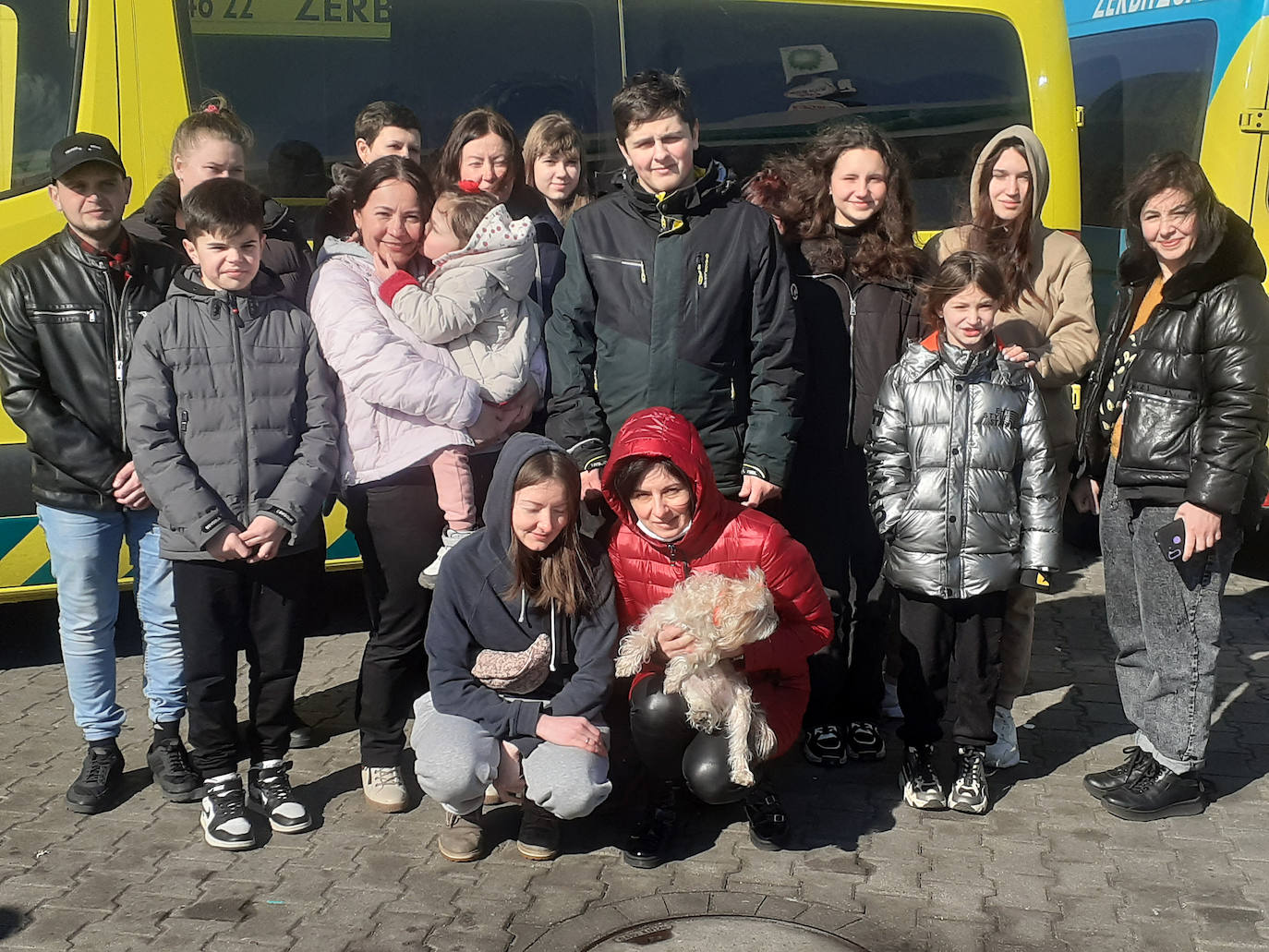 Fotos: El Convoy de DYA llega este viernes a Donostia con refugiados ucranianos