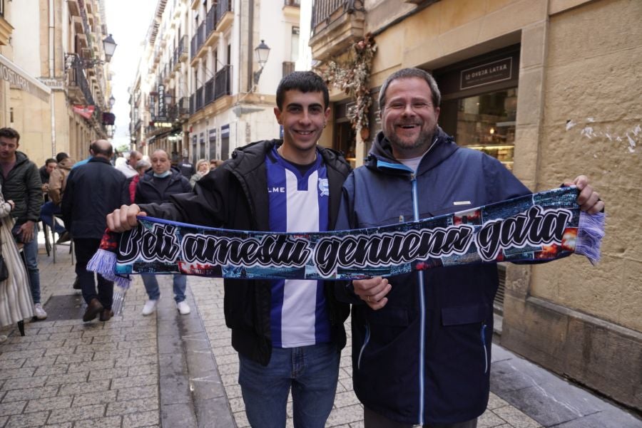 Fotos: Ambiente antes del derbi ante el Alavés