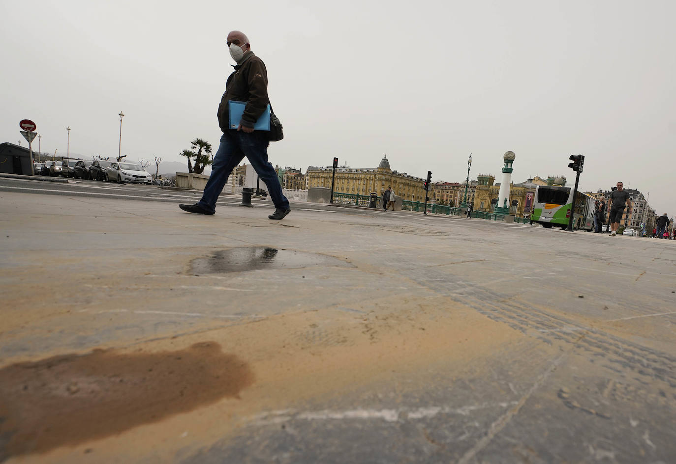 Fotos: Gipuzkoa amanece con calima