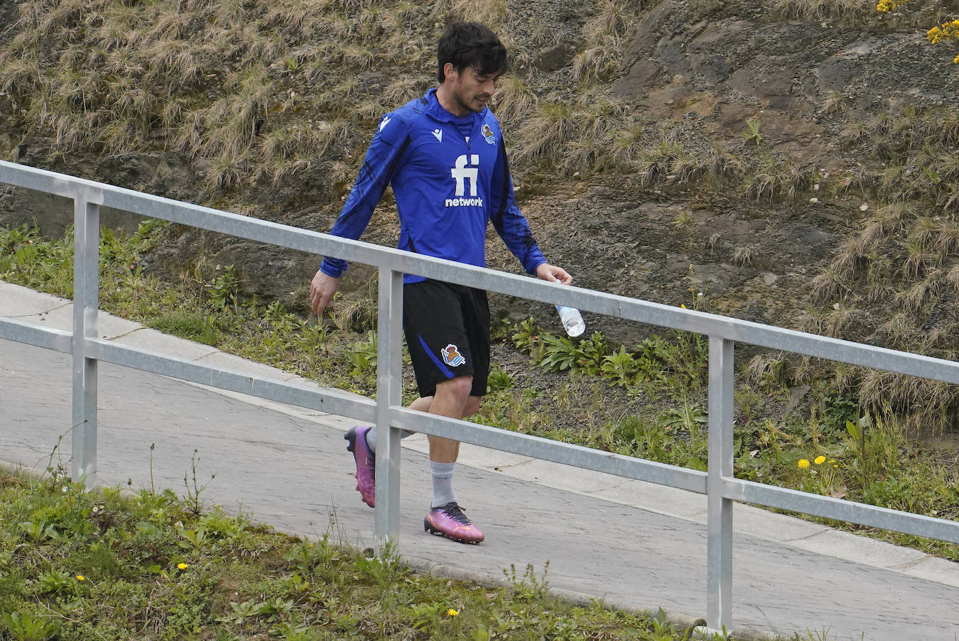 Fotos: Aihen no se entrena y Silva sigue al margen del grupo