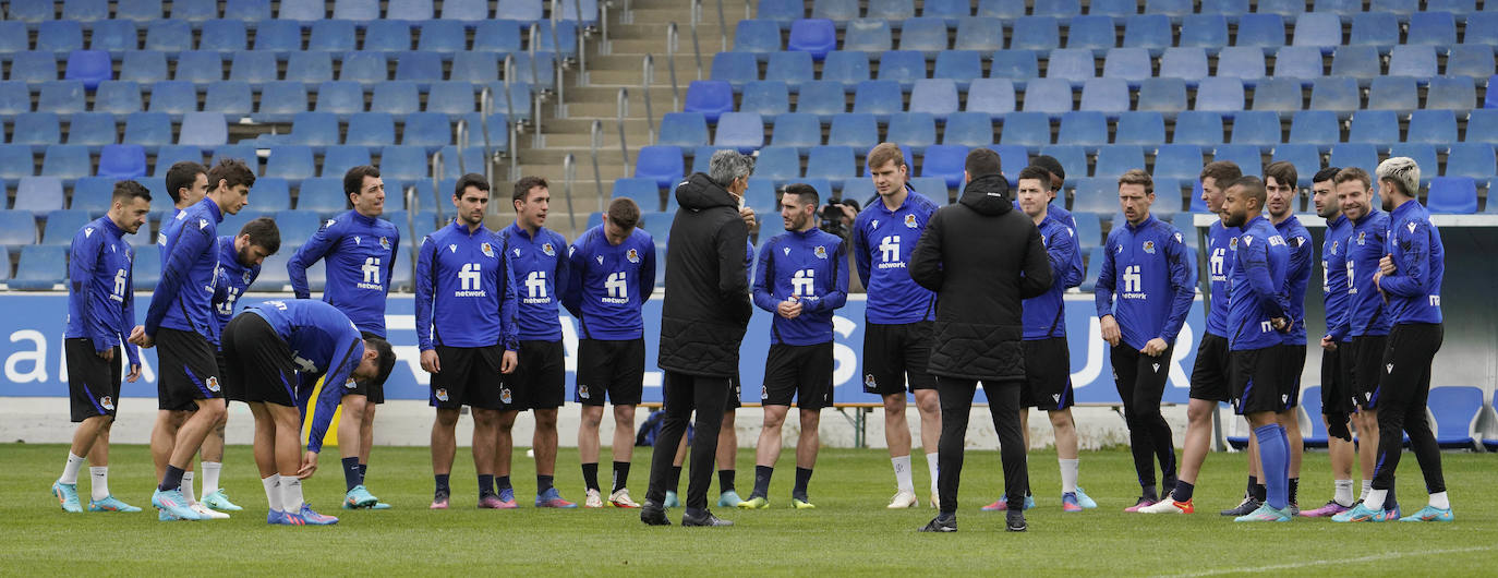Fotos: Aihen no se entrena y Silva sigue al margen del grupo