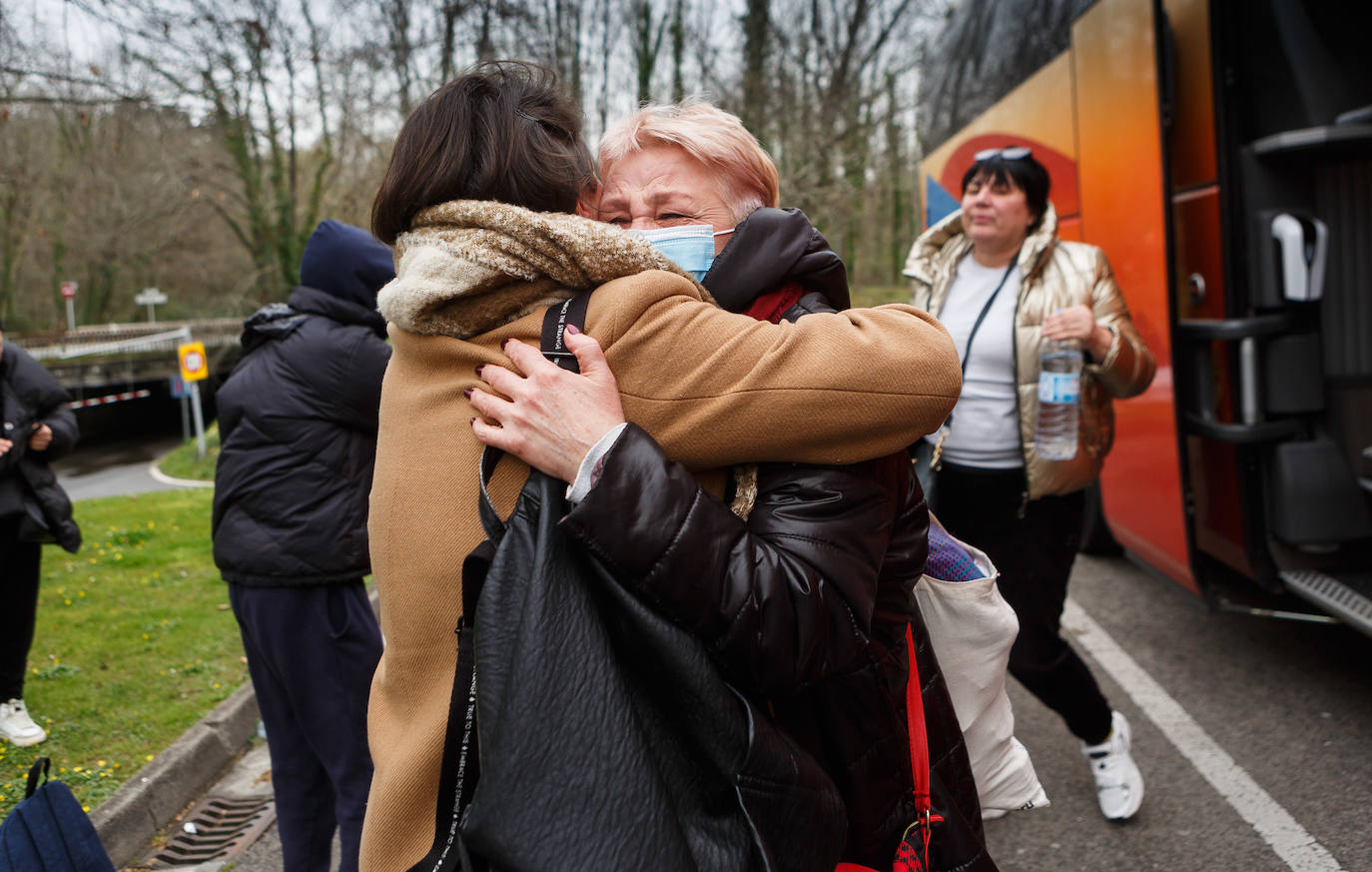 Fotos: «Poder huir de Ucrania ha sido un milagro»