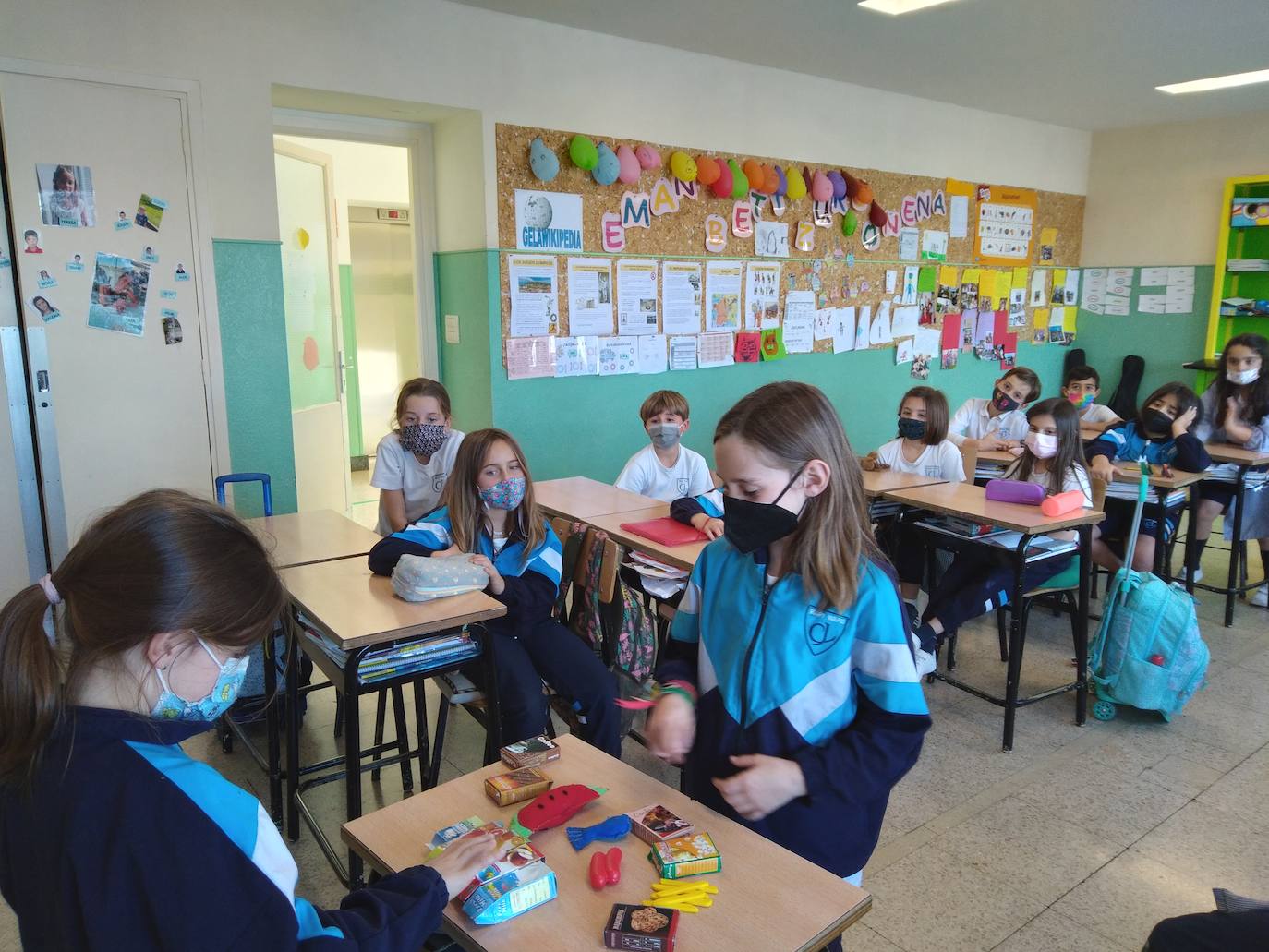 Los niños de 3º de Primaria.