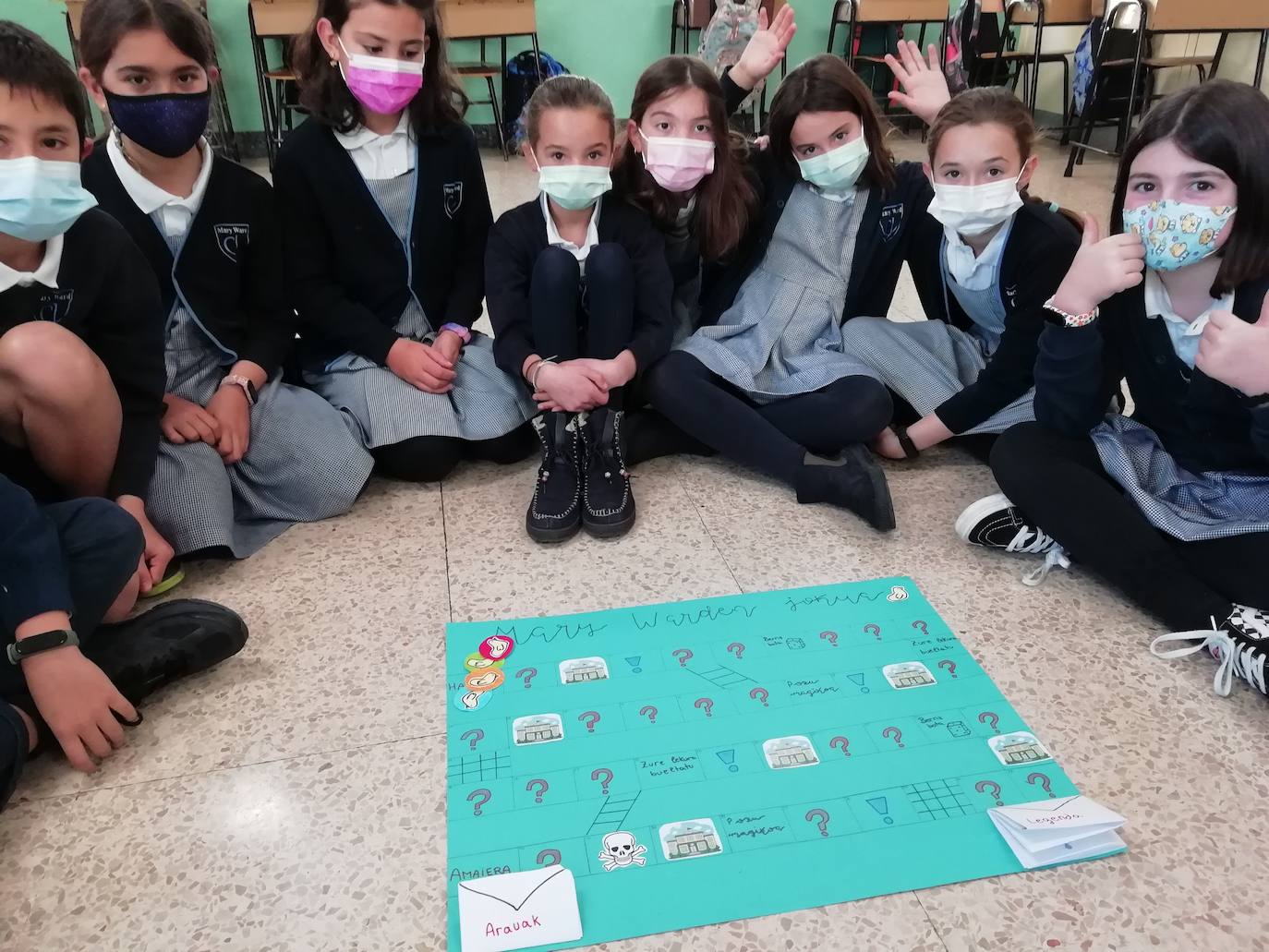 Los niños de 4º de Primaria.