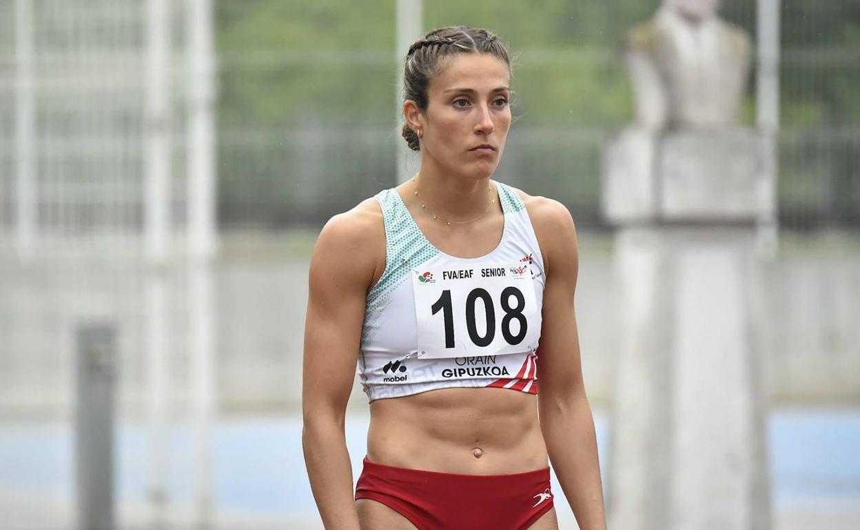 La atleta irundarra Teresa Errandonea. 